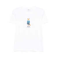 Tricouri Maison Kitsuné Dressed Fox Cotton T-Shirt Femei