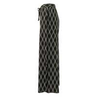 Pantaloni casual Pierre-Louis Mascia Pierre-Louis Mascia Diamond Patterned Silk Pants Femei