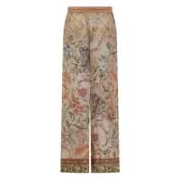 Pantaloni casual Pierre-Louis Mascia Pierre-Louis Mascia Silk Tapestry-Style Wide Pants Femei