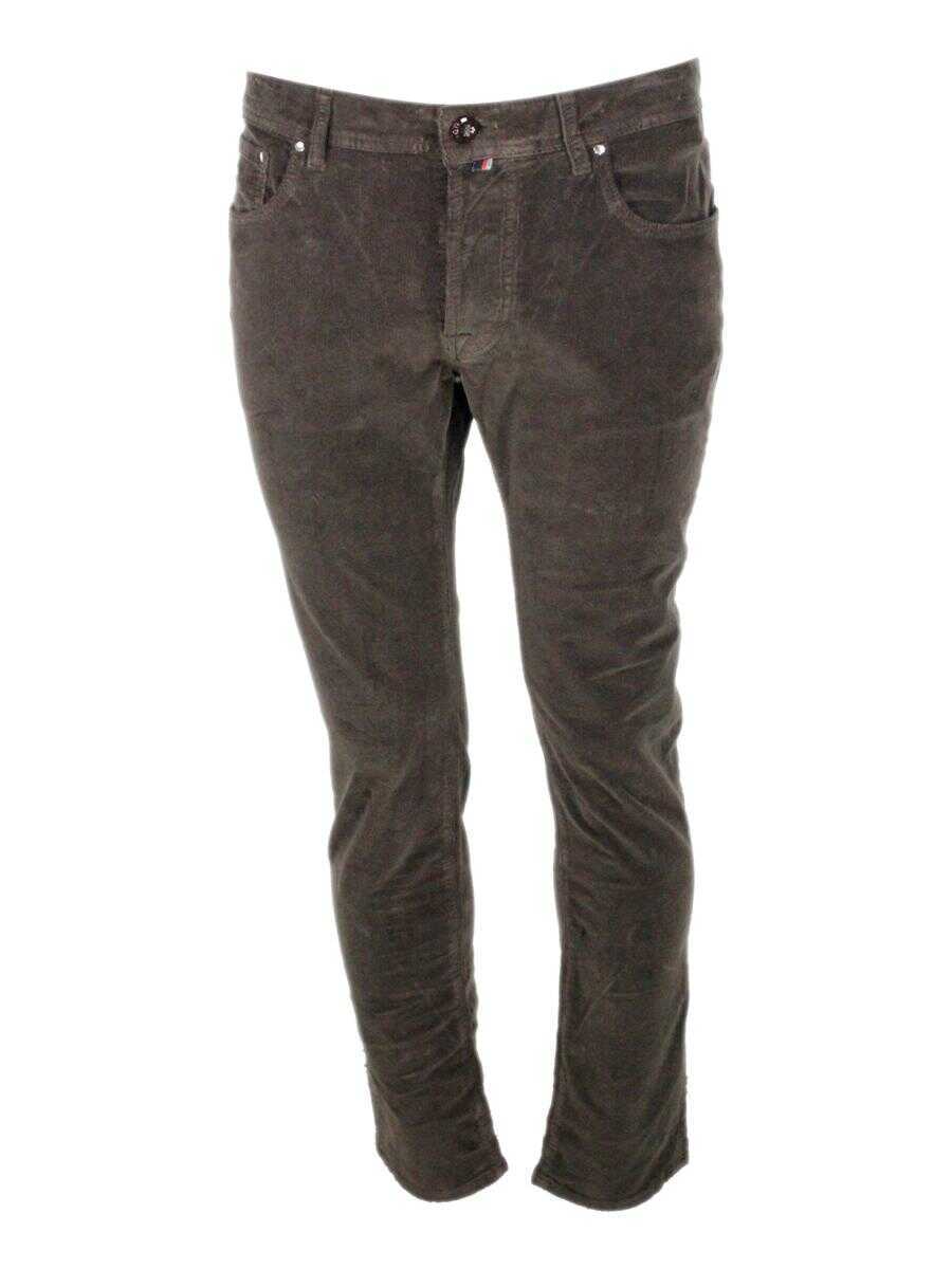 Pantaloni Jacob Cohen Jacob Cohen Trousers BROWN Barbati (BM 18746406) 1