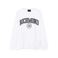 Tricouri John Richmond Long-Sleeved T-Shirt With Logo Barbati
