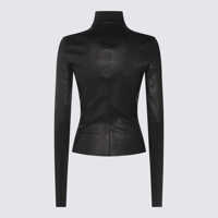 Imbracaminte Dama pagina 248 - Geci Rick Owens Rick Owens Black Leather Jacket Black Femei (BM 18746439) - B-mall.ro