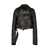 Rick Owens Rick Owens Cropped Luke Stoges Leather Jacket Clothing Black