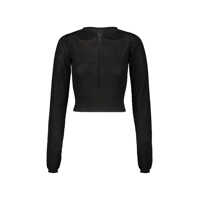 Pulovere Rick Owens Slashed Cropped Sweater Clothing Femei