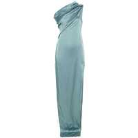 Rochii 'Athena Arrowhead' Light Blue Long Dress With One Shoulder Design And Side Slits In Viscose And Acetate Blend Woman Femei