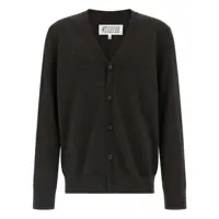 Cardigane Maison Margiela Suede Patch Cardigan Barbati