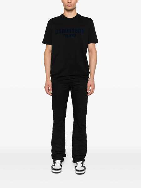 Tricouri DSQUARED2 DSQUARED2 Crew Neck T-Shirt Black Barbati (BM 18746583) 2