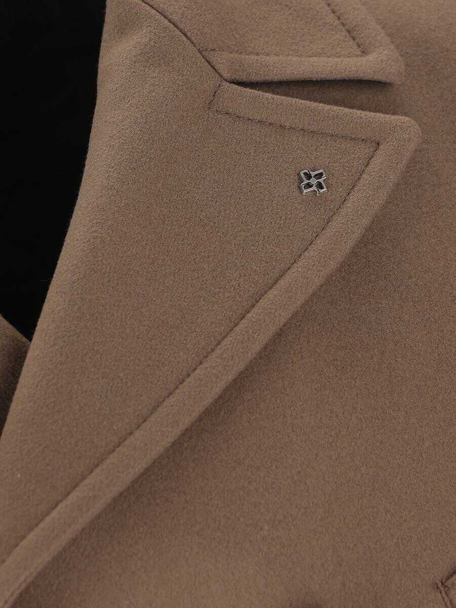 Paltoane Tagliatore Tagliatore Coats BROWN Barbati (BM 18746586) 4