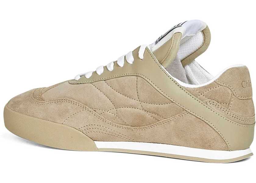 Sneakers Chloe Suede Kick Sneakers PALE KHAKI Femei (BM 18747166) 3