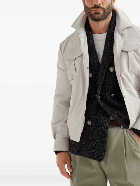 Jachete Brunello Cucinelli Waterproof Shirt Jacket GHIACCIOGEYSER Barbati (BM 18747175) 3