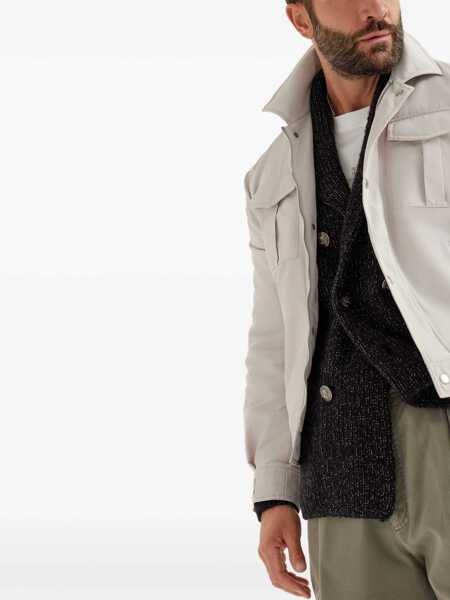 Jachete Brunello Cucinelli Waterproof Shirt Jacket GHIACCIOGEYSER Barbati (BM 18747175) 4