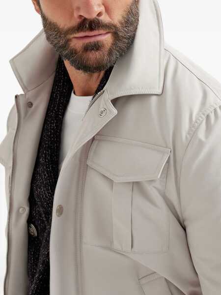 Jachete Brunello Cucinelli Waterproof Shirt Jacket GHIACCIOGEYSER Barbati (BM 18747175) 5