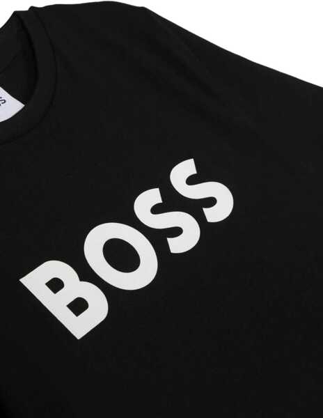 Tricouri Hugo Boss T-Shirt Logo BLACK Baieti (BM 18747247) 3