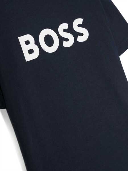 Tricouri Hugo Boss T-Shirt Logo BLUE Baieti (BM 18747262) 3