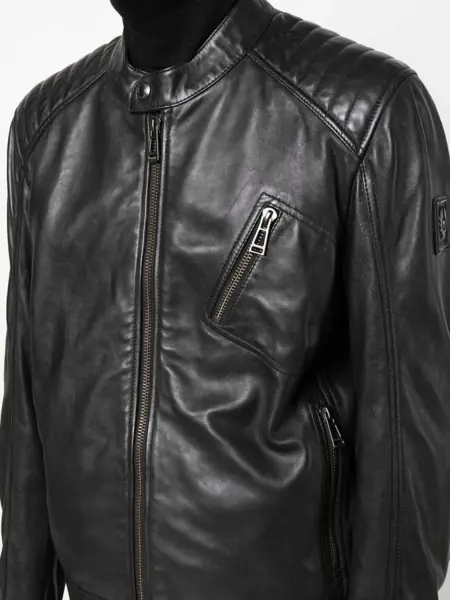 Geci de piele Belstaff V Racer 2.0 Jacket BLACK Barbati (BM 18747265) 5