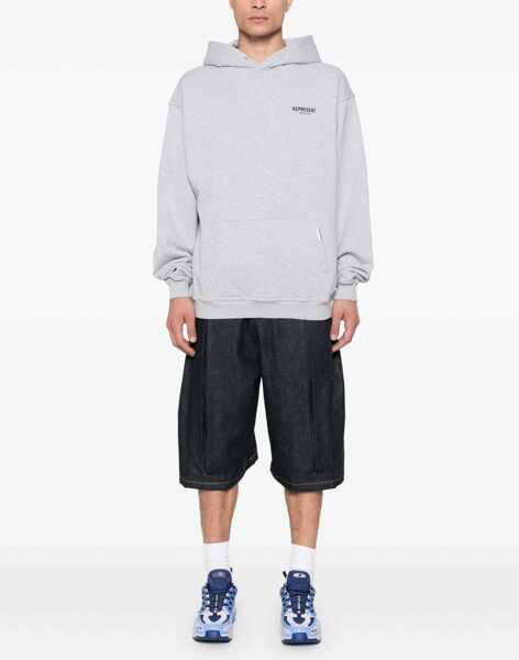 Bluze de trening REPRESENT Hoodie GREY Barbati (BM 18747268) 2