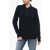 GUEST IN RESIDENCE Cashmere Theo Waffle Sweater With Polo Neck Blue