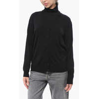 Cardigane Virgin Wool V-Neck Cardigan Femei