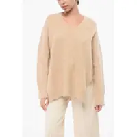 Pulovere V-Neck Solid Color Sweater Femei