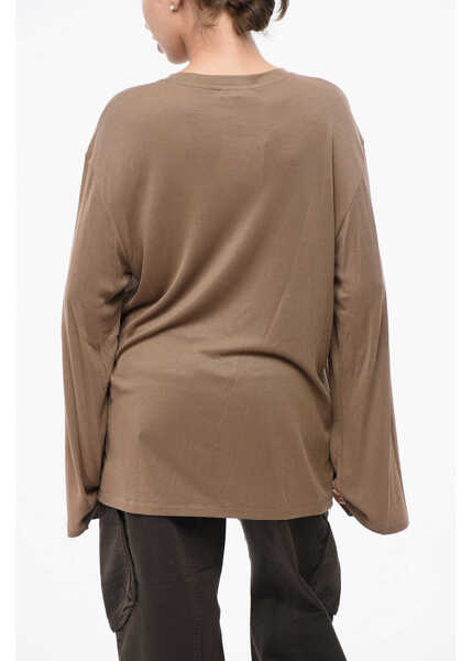 Pulovere BY MALENE BIRGER Loose Fit Fayeh Ls Crew-Neck Sweater Brown Femei (BM 18747331) 2