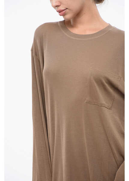 Pulovere BY MALENE BIRGER Loose Fit Fayeh Ls Crew-Neck Sweater Brown Femei (BM 18747331) 3