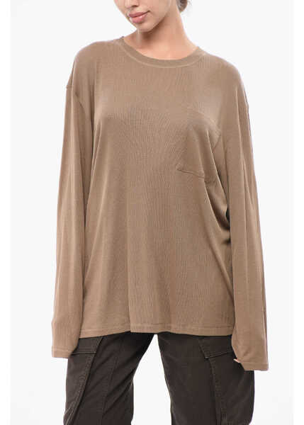 Pulovere BY MALENE BIRGER Loose Fit Fayeh Ls Crew-Neck Sweater Brown Femei (BM 18747331) 1