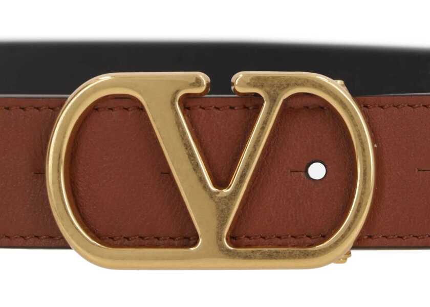 Curele Valentino Garavani Reversible Belt DEEP CARAMEL/NERO Barbati (BM 18747379) 3