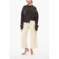 Imbracaminte Dama pagina 412 - Cardigane QUIRA Asymmetrical Cut Double Breasted Cardigan Brown Femei (BM 18747391) - B-mall.ro