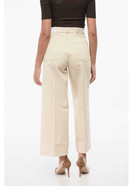 Blugi skinny Calvin Klein Wide Leg Slim Fit Jeans 29Cm Beige Femei (BM 18747394) 2