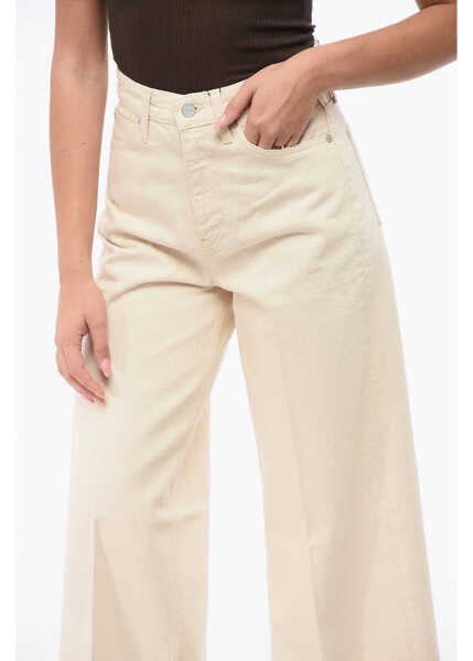 Blugi skinny Calvin Klein Wide Leg Slim Fit Jeans 29Cm Beige Femei (BM 18747394) 3