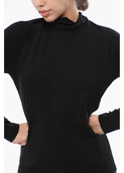 Pulovere FILIPPA K Stretch Cotton Turtle-Neck Sweater Black Femei (BM 18747406) 3