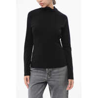 Pulovere Stretch Cotton Turtle-Neck Sweater Femei