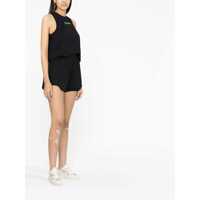 Imbracaminte Dama pagina 625 - Pantaloni scurti Ganni Solid Color Checked Rip Stop Shorts Black Femei (BM 18747412) - B-mall.ro