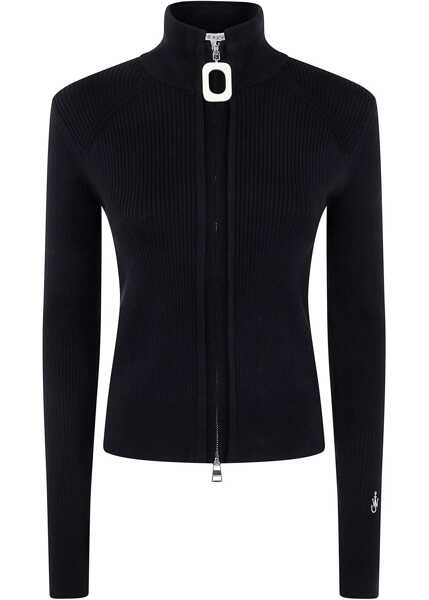 Cardigane JW Anderson Fitted Cardigan With Zipper BLACK Femei (BM 18747496) 1