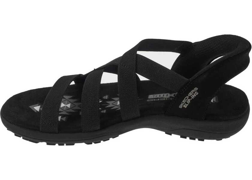 Sandale fara toc SKECHERS Slip-Ins: Reggae Slim - Stretch Flex Black Femei (BM 18747583) 2