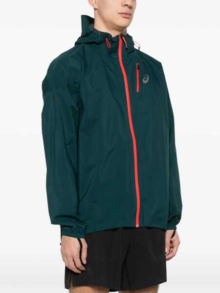 Jachete ASICS FujiTrail Elite Waterproof Jacket Green Barbati (BM 18747586) 3