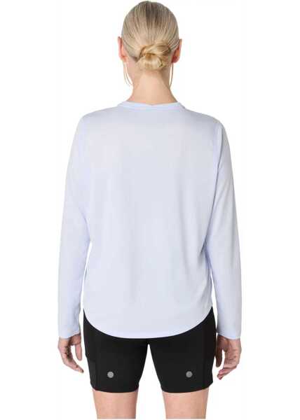 Topuri sport ASICS Fujitrail Logo LS Top Blue Femei (BM 18747589) 2