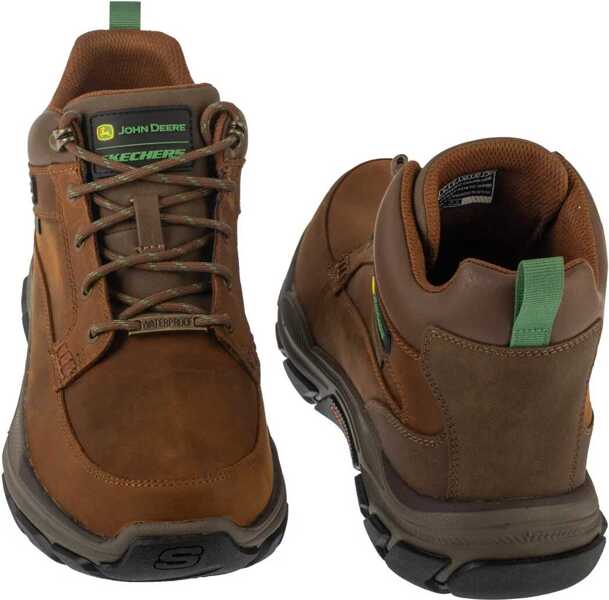 Bocanci de iarna SKECHERS Respected - Landin Brown Barbati (BM 18747598) 2