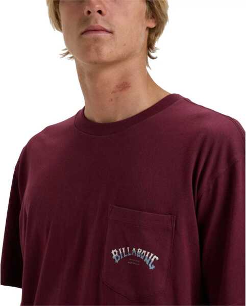 Tricouri Billabong Stacked Arch Tee Burgundy Barbati (BM 18747757) 3