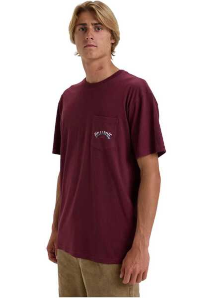 Tricouri Billabong Stacked Arch Tee Burgundy Barbati (BM 18747757) 4