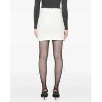 Fuste Self-Portrait Dama - Fuste Self-Portrait Knit Mini Skirt CREAM Femei (BM 18748342) - B-mall.ro