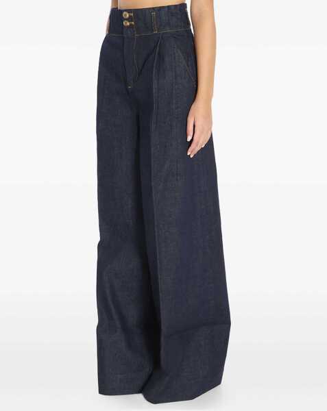Pantaloni casual ZIMMERMANN Hypnotic Denim Pant BLUE Femei (BM 18748354) 3