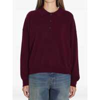 Tricouri Polo Wool And Cashmere Polo Shirt Femei
