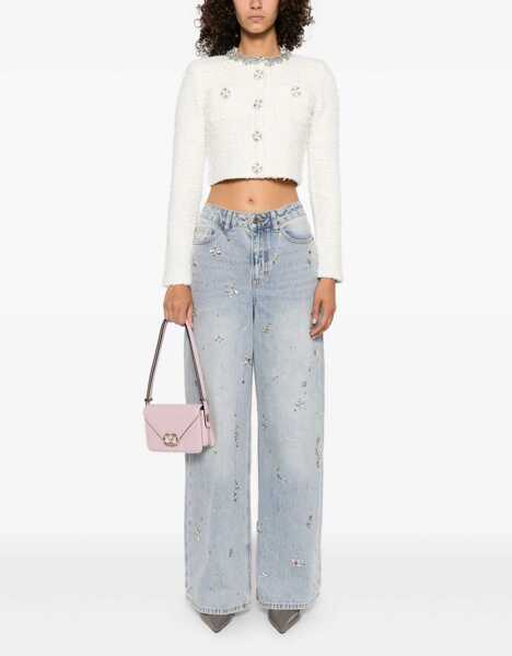 Cardigane Self-Portrait Boucl Knit Cardigan CREAM Femei (BM 18748372) 2