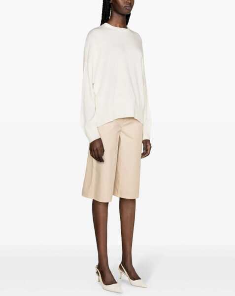 Pulovere LOULOU DE SAISON Anaa Cashmere Sweater WHITE Femei (BM 18748375) 3