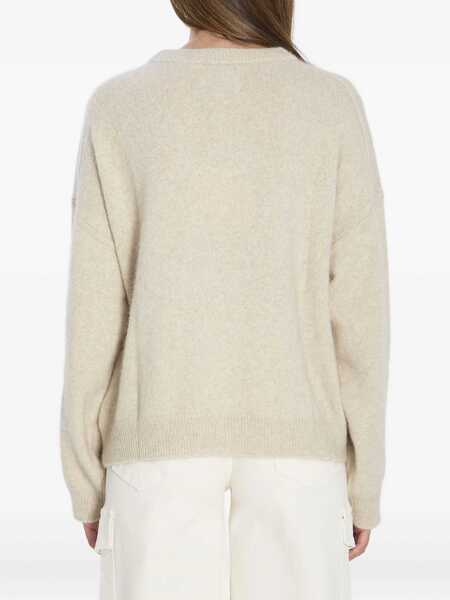 Pulovere LOULOU DE SAISON Tristan Sweater BEIGE Femei (BM 18748384) 4