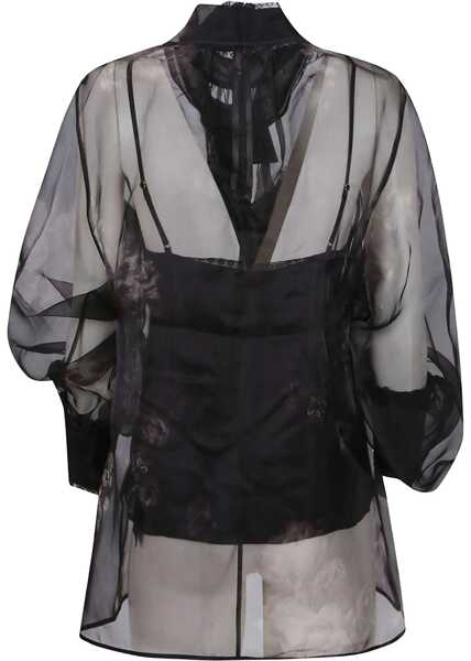 Bluze ZIMMERMANN Hypnotic Pussybow Blouse BLACK Femei (BM 18748393) 2