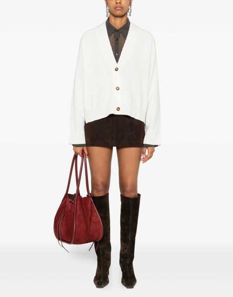 Cardigane LOULOU DE SAISON Kaia Cashmere Cardigan WHITE Femei (BM 18748405) 2