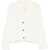 LOULOU DE SAISON Kaia Cashmere Cardigan WHITE