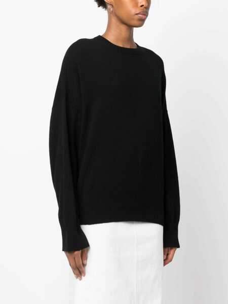Pulovere LOULOU DE SAISON Anaa Cashmere Sweater BLACK Femei (BM 18748420) 3